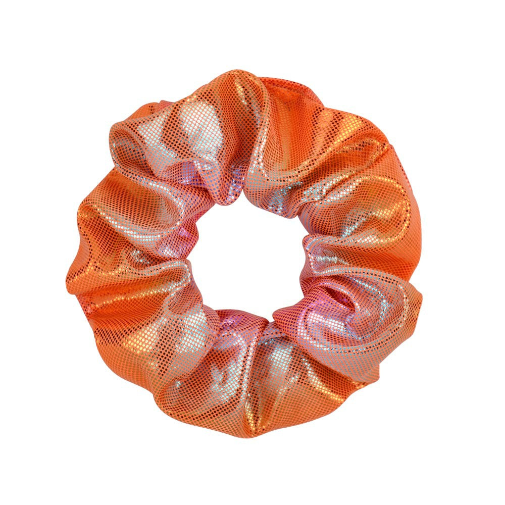 Wholesale 16-color Laser Gold-stamped Fabric Double-color Gradient Pig Intestine Hair Scrunchies